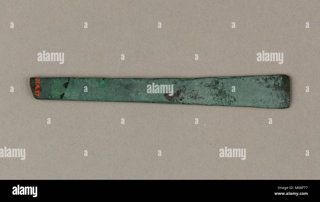 This model chisel is used in sculpting and carving, illustrating ...
