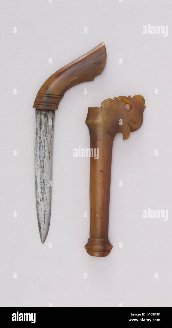 This knife with its sheath is part of the Metropolitan Museum of Art ...