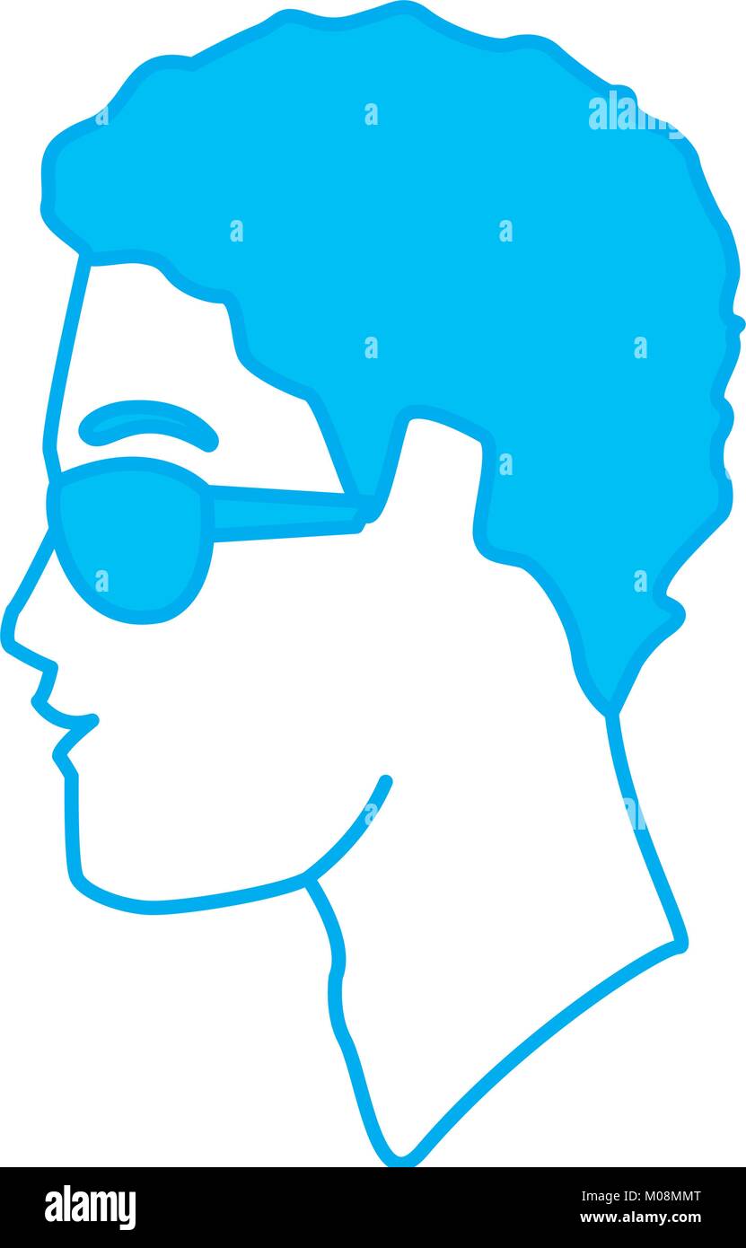 Man head with sunglasses Stock Vector Image & Art - Alamy