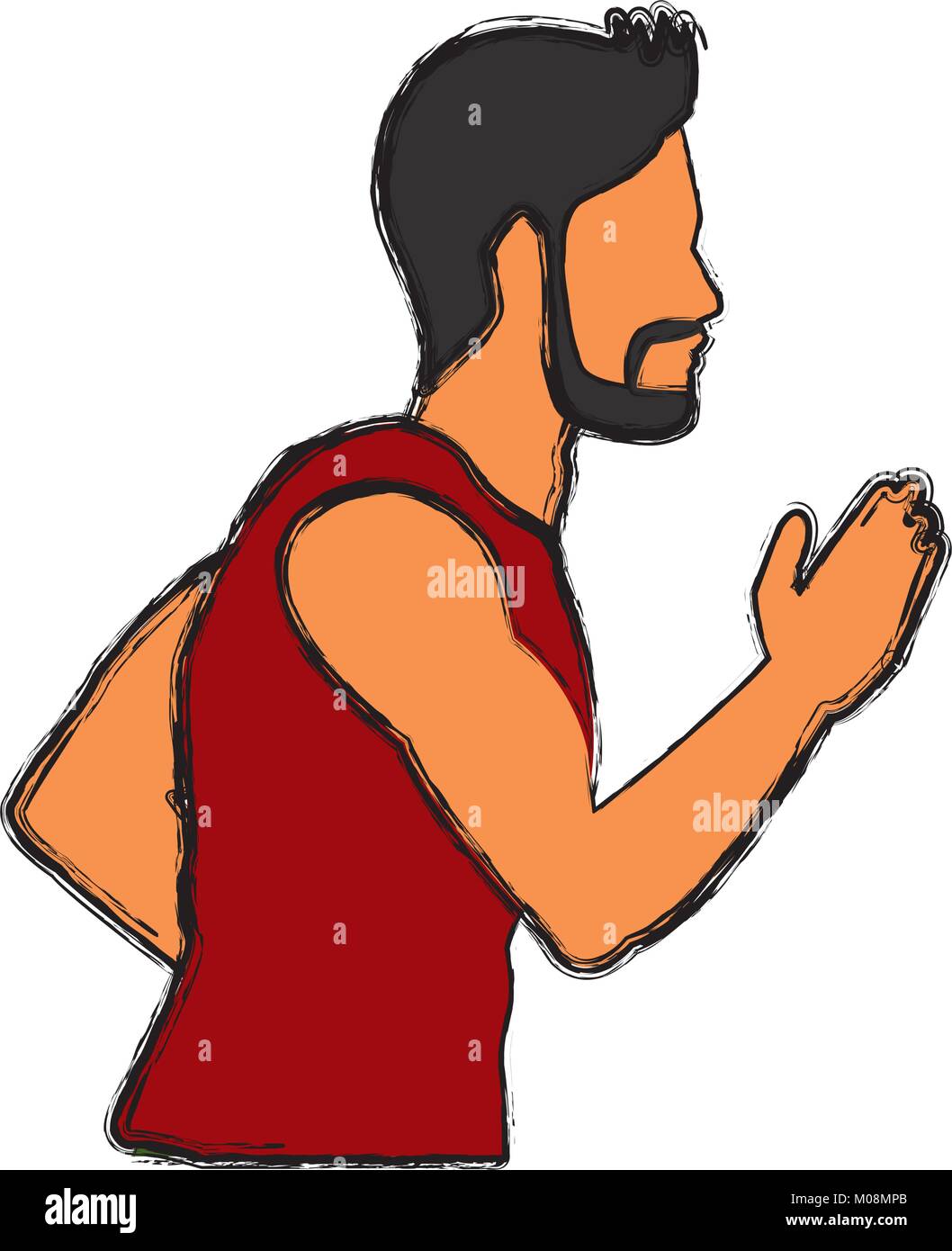 Fitness man running Stock Vector Image & Art Alamy