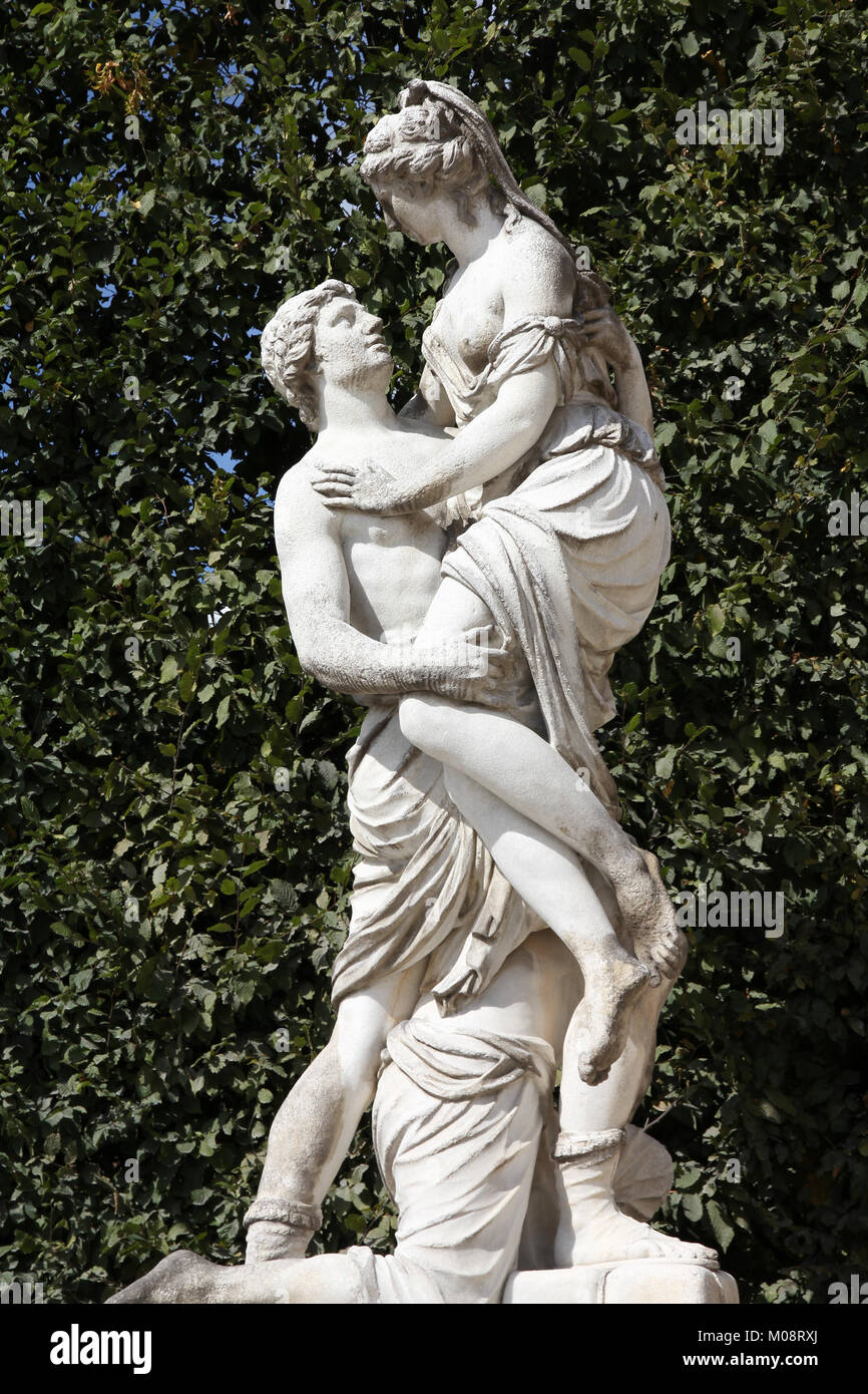 Vienna, Austria statue of Abduction of Helen (Greek mythology) in