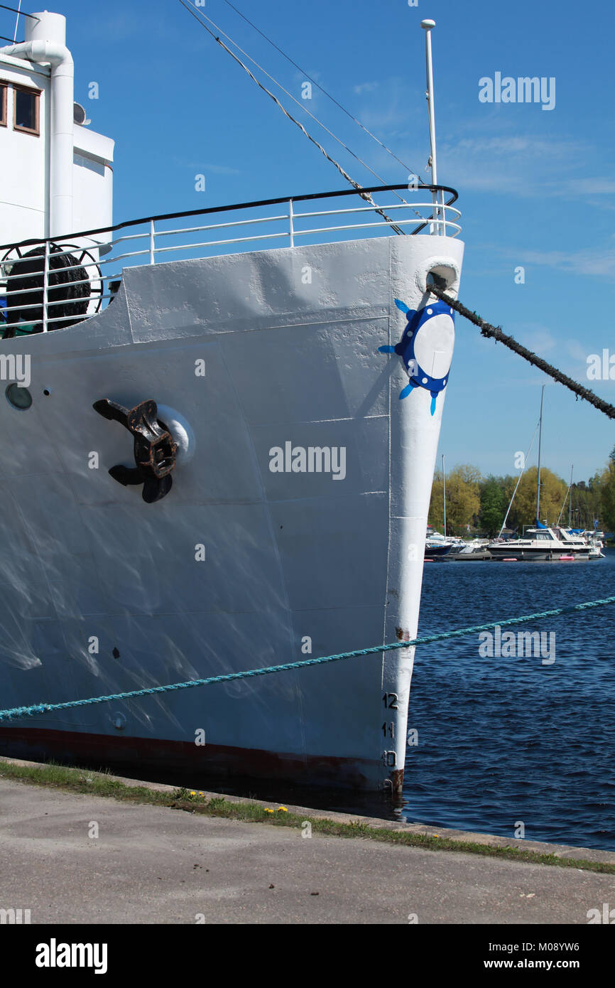 old steamer at the pier Stock Photo Alamy