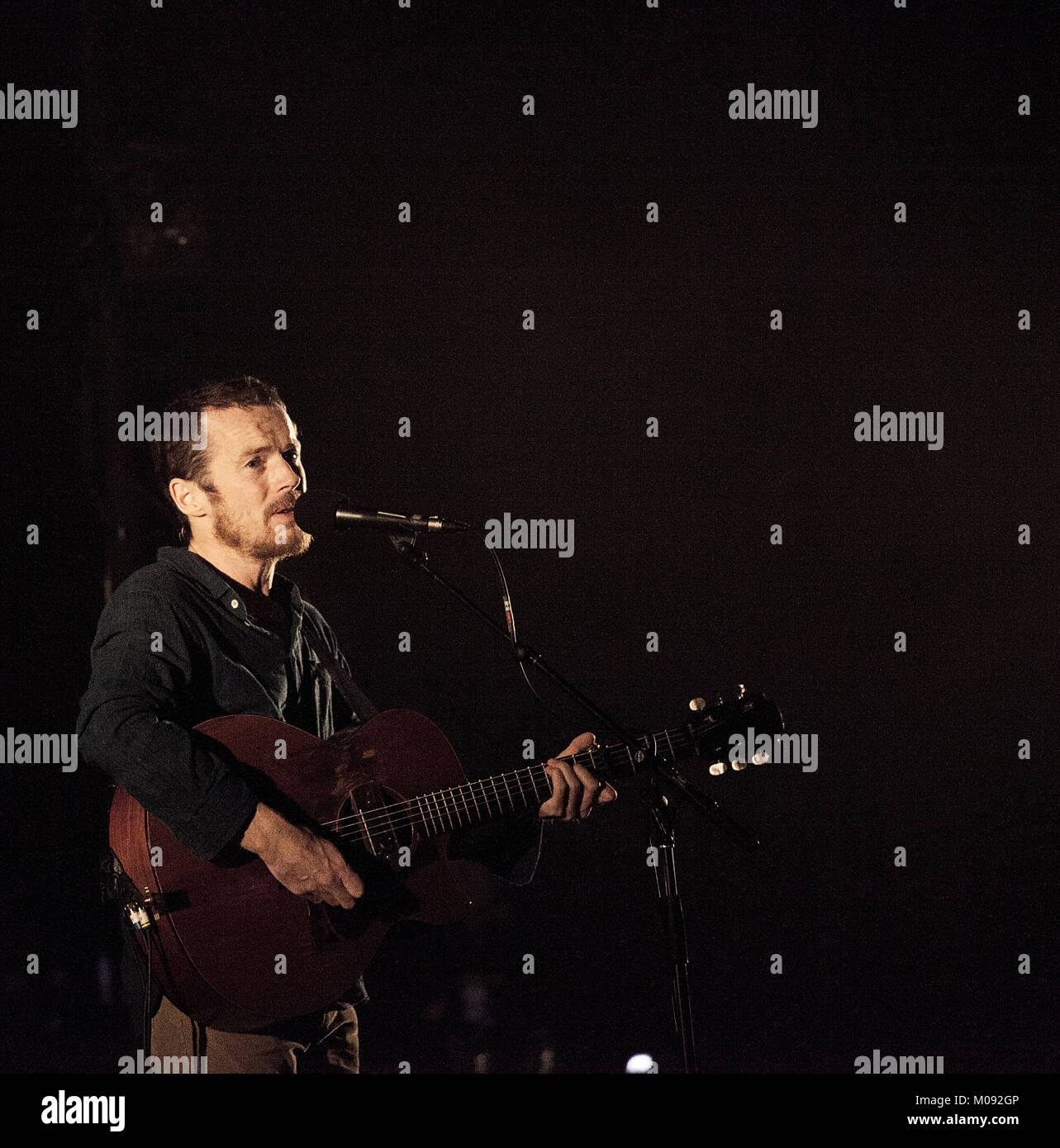 The Irish Singer, Musician And Songwriter Damien Rice Performs A Live 