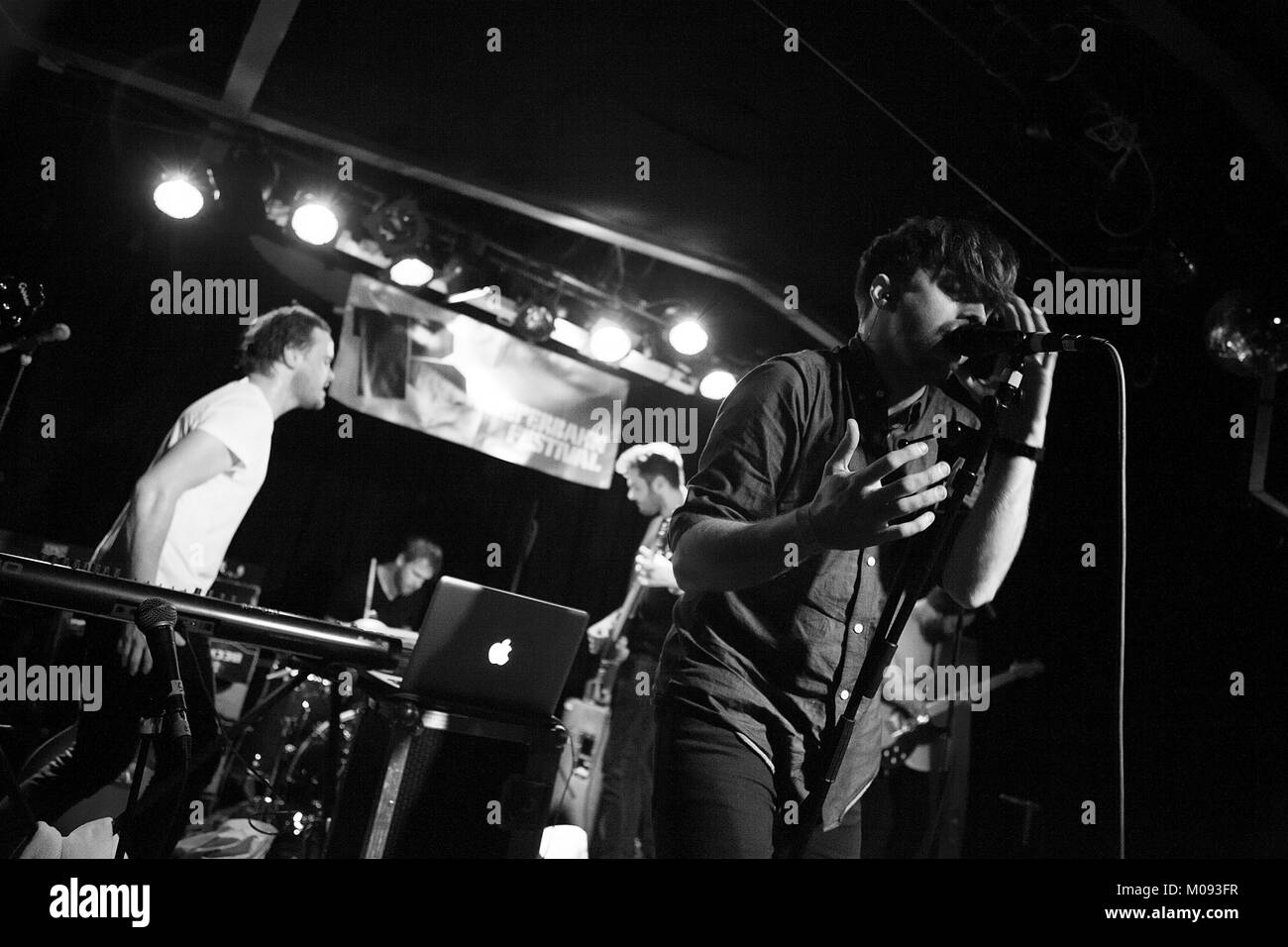 The Scottish rock band Flood of Red performs a live concert at Indra at ...