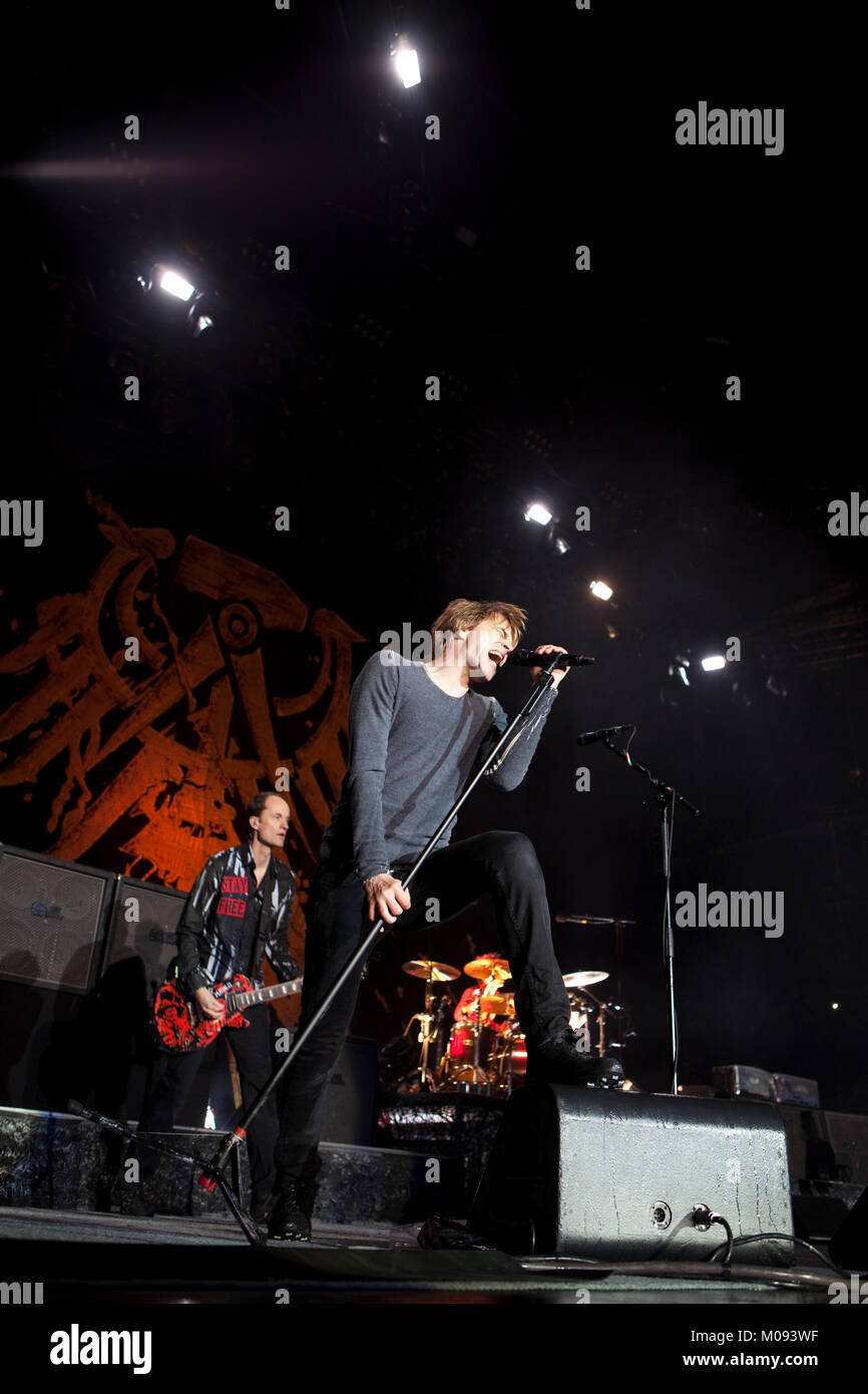 The legendary German punk band Die Toten Hosen performs a live concert at  the German music