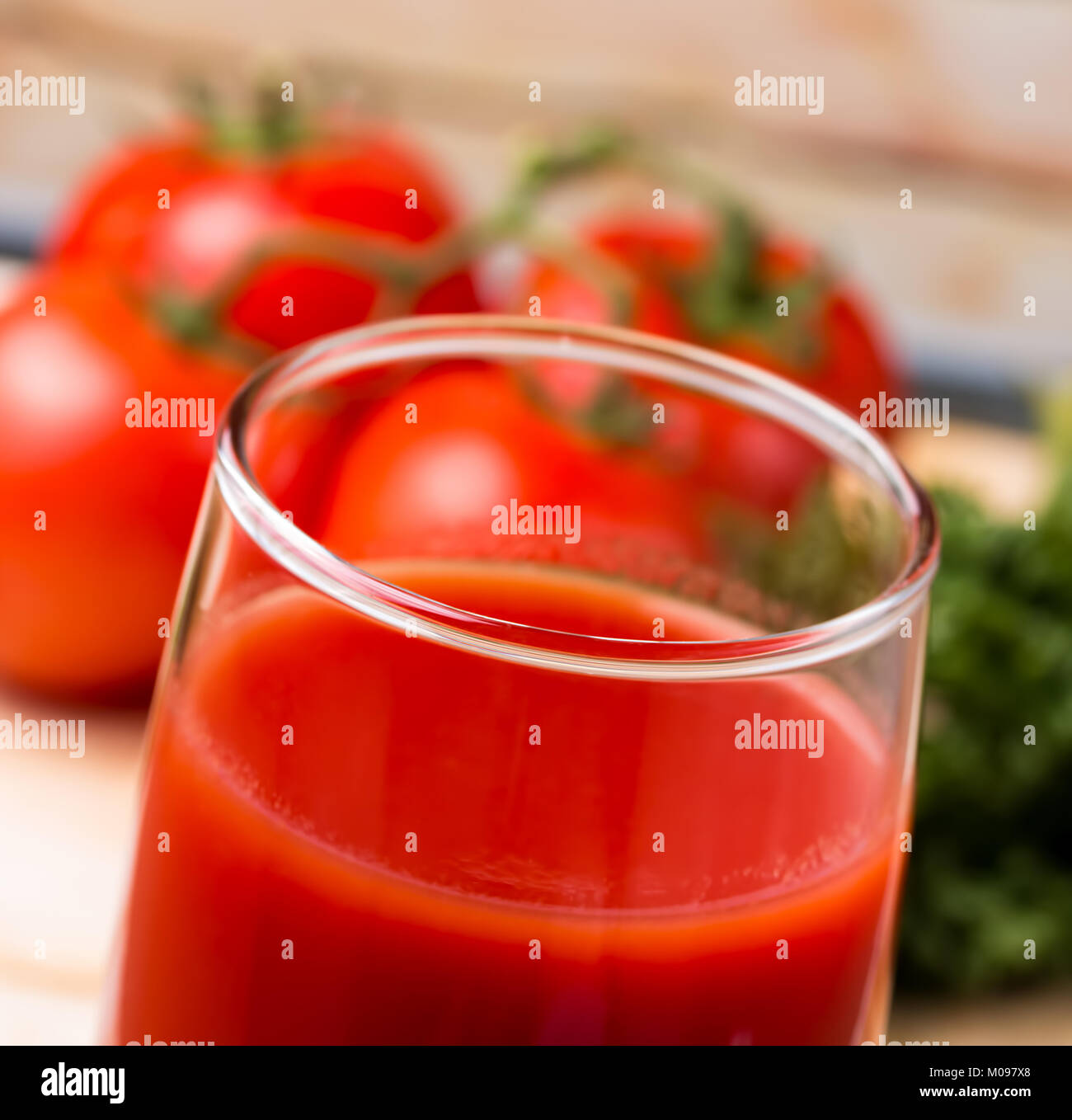 Tomato Juice Drink Meaning Drinking Refreshments And Thirsty Stock