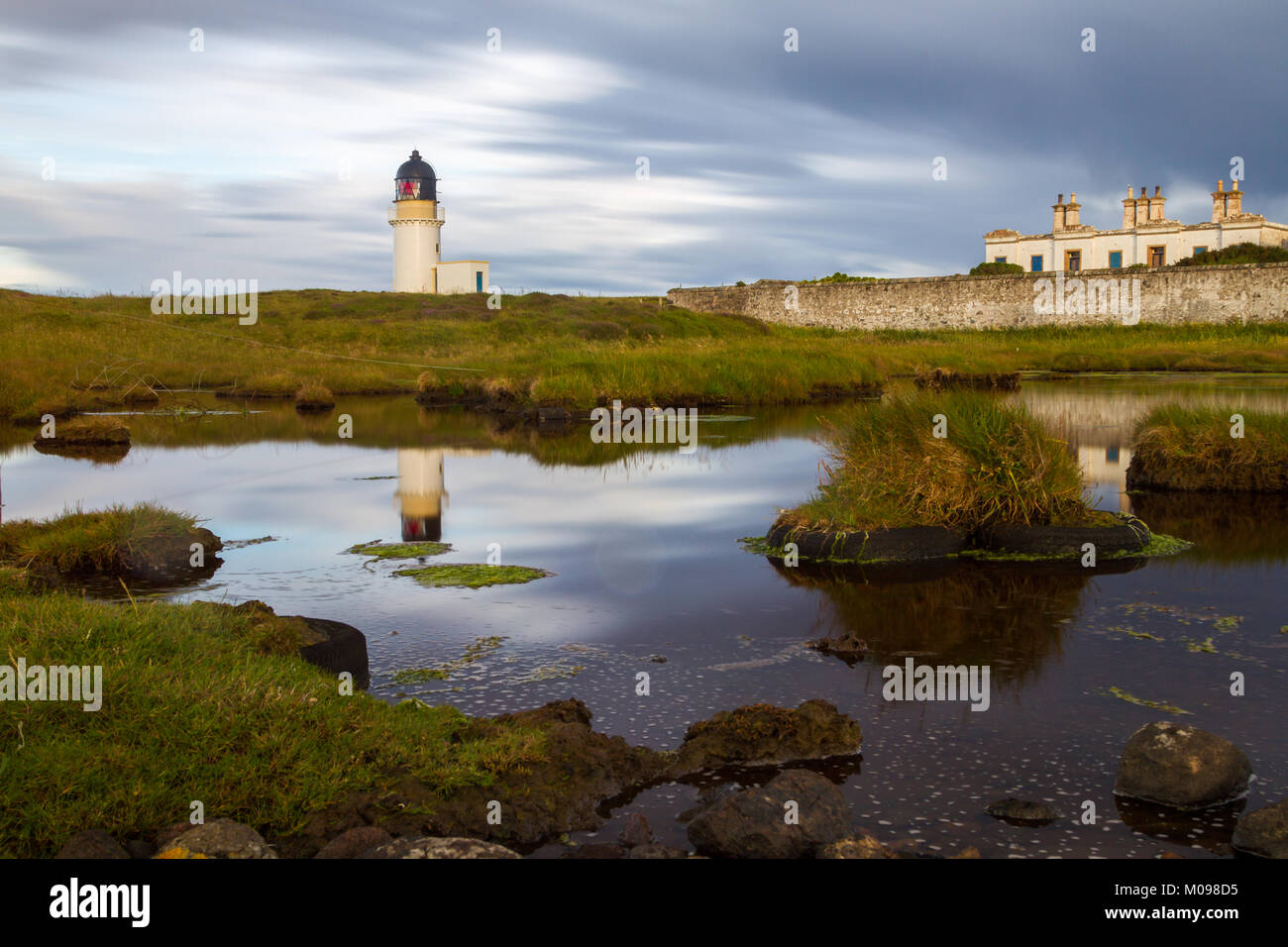Arnish Point Lighthouse Stock Photo