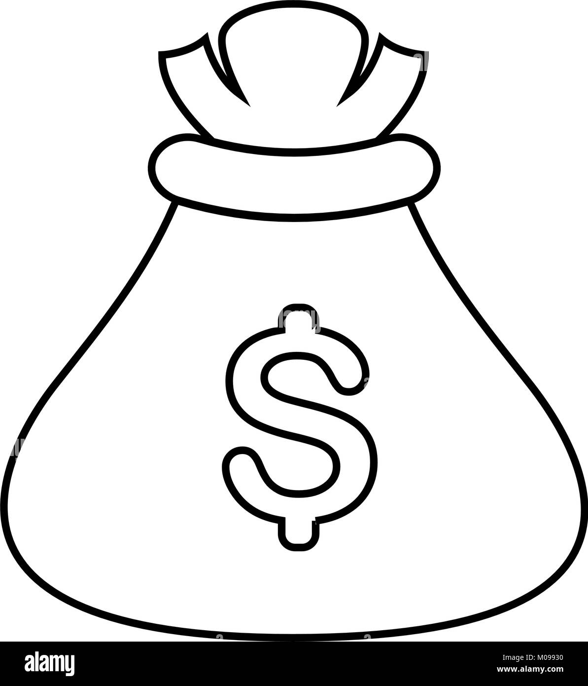 Money bag icon image Stock Vector Image &amp; Art - Alamy