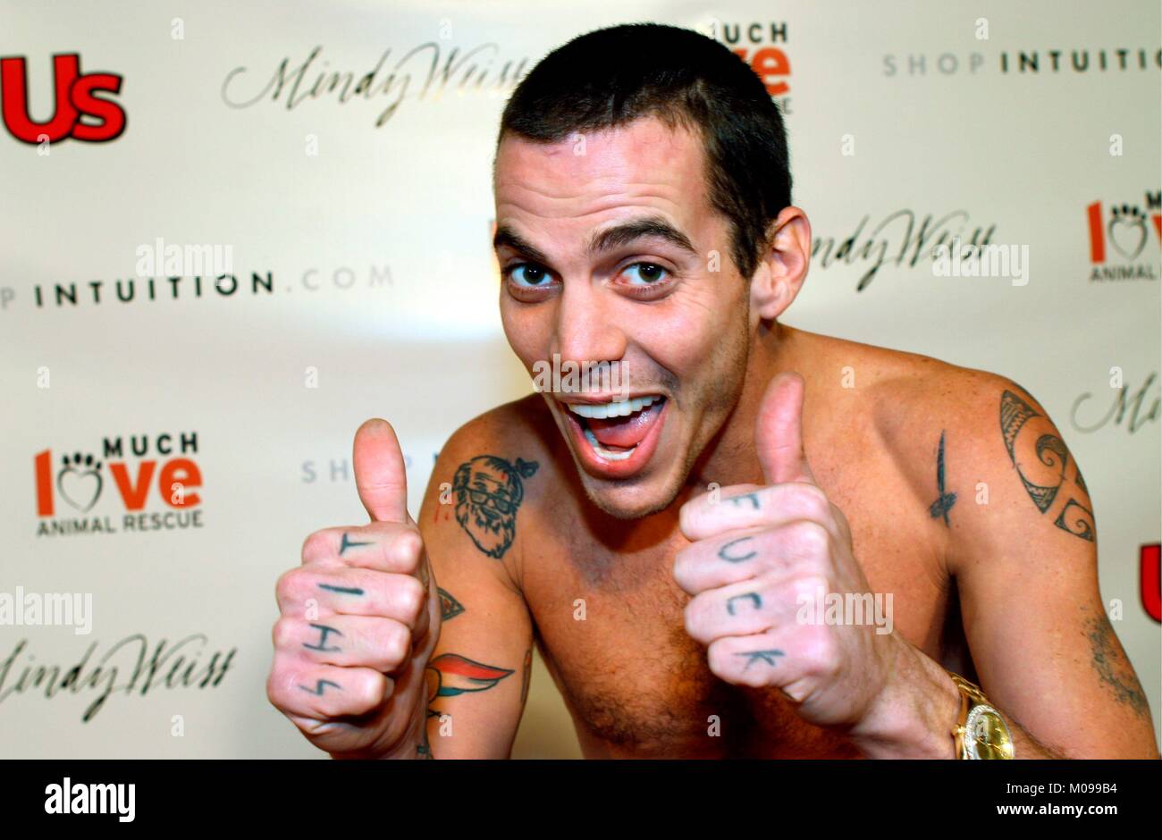 Stevo at the US Weekly Holiday Event at Smashbox Studios, Culver City
