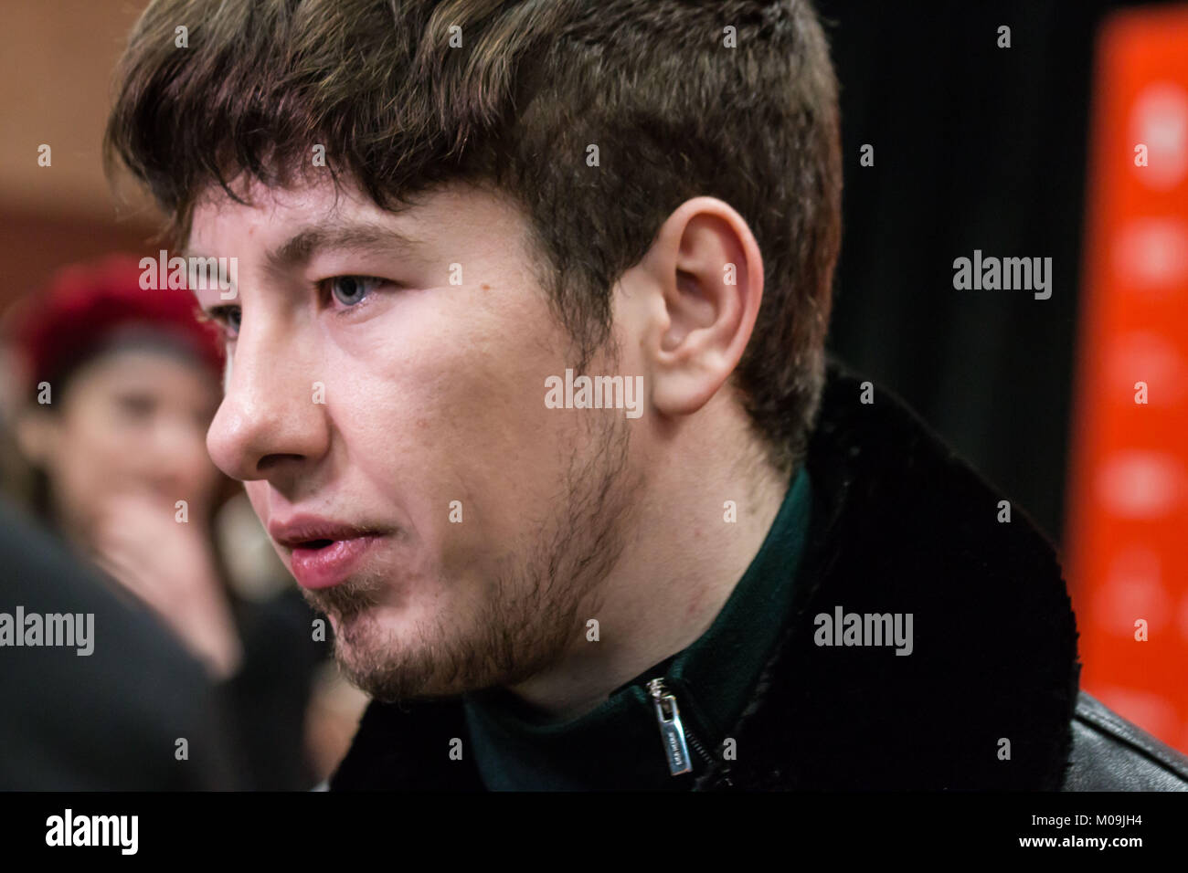 Actor Barry Keoghan attends the 'American Animals' Premiere during the 2018 Sundance Film Festival at Eccles Center Theatre on January 19, 2018 in Park City, Utah. Stock Photo