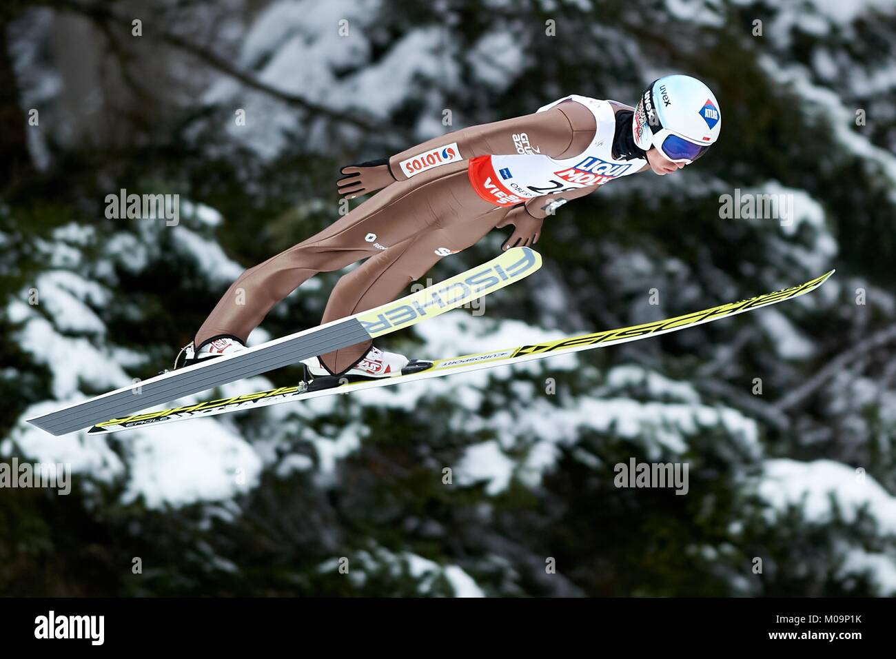 Oberstdorf, Germany. 20th Jan, 2018. FIS Ski Flying World Championships 2018 on January 20, 2018 in Oberstdorf, Germany. In the picture: Kamil Stoch Credit: East News sp. z o.o./Alamy Live News Stock Photo