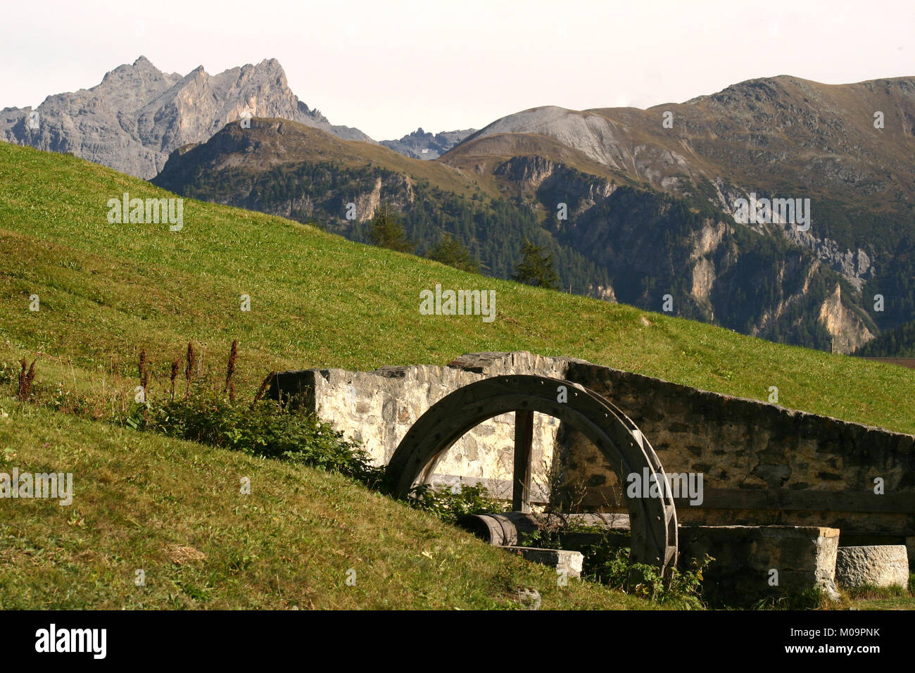 View of the Swiss Alps Stock Photo - Alamy