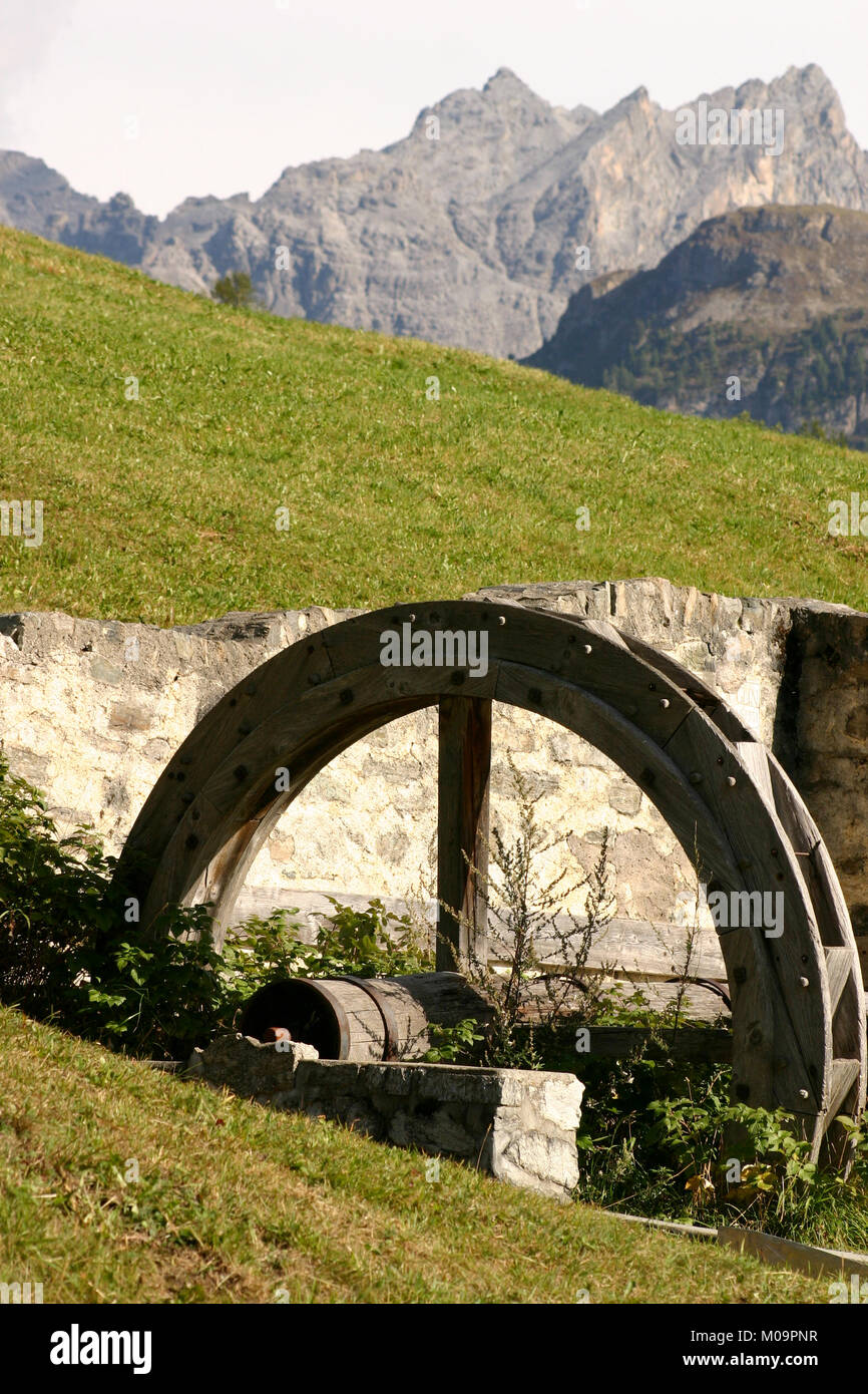 View of the Swiss Alps Stock Photo - Alamy
