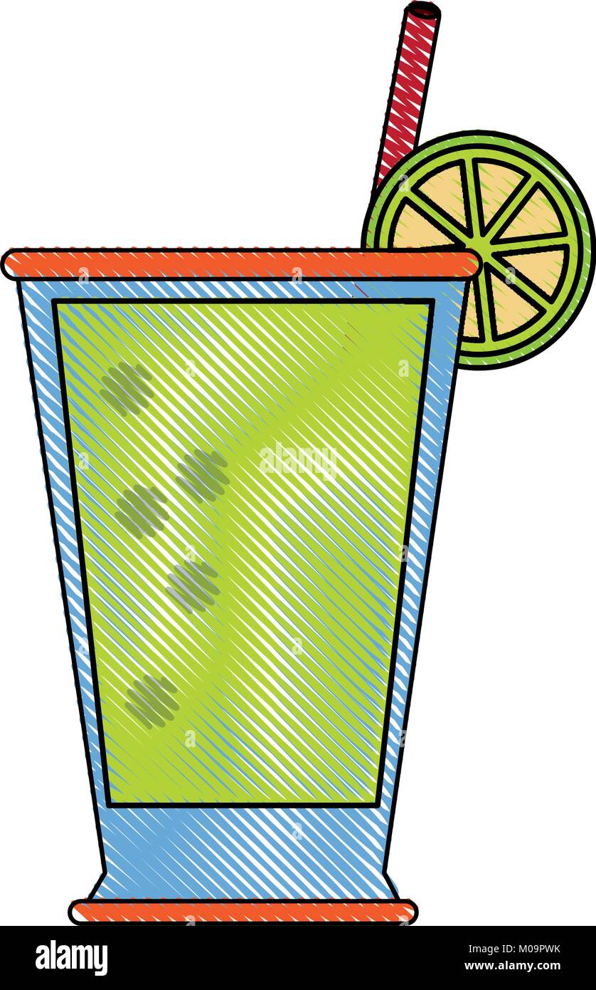 Lemonade glass cup Stock Vector Image & Art Alamy