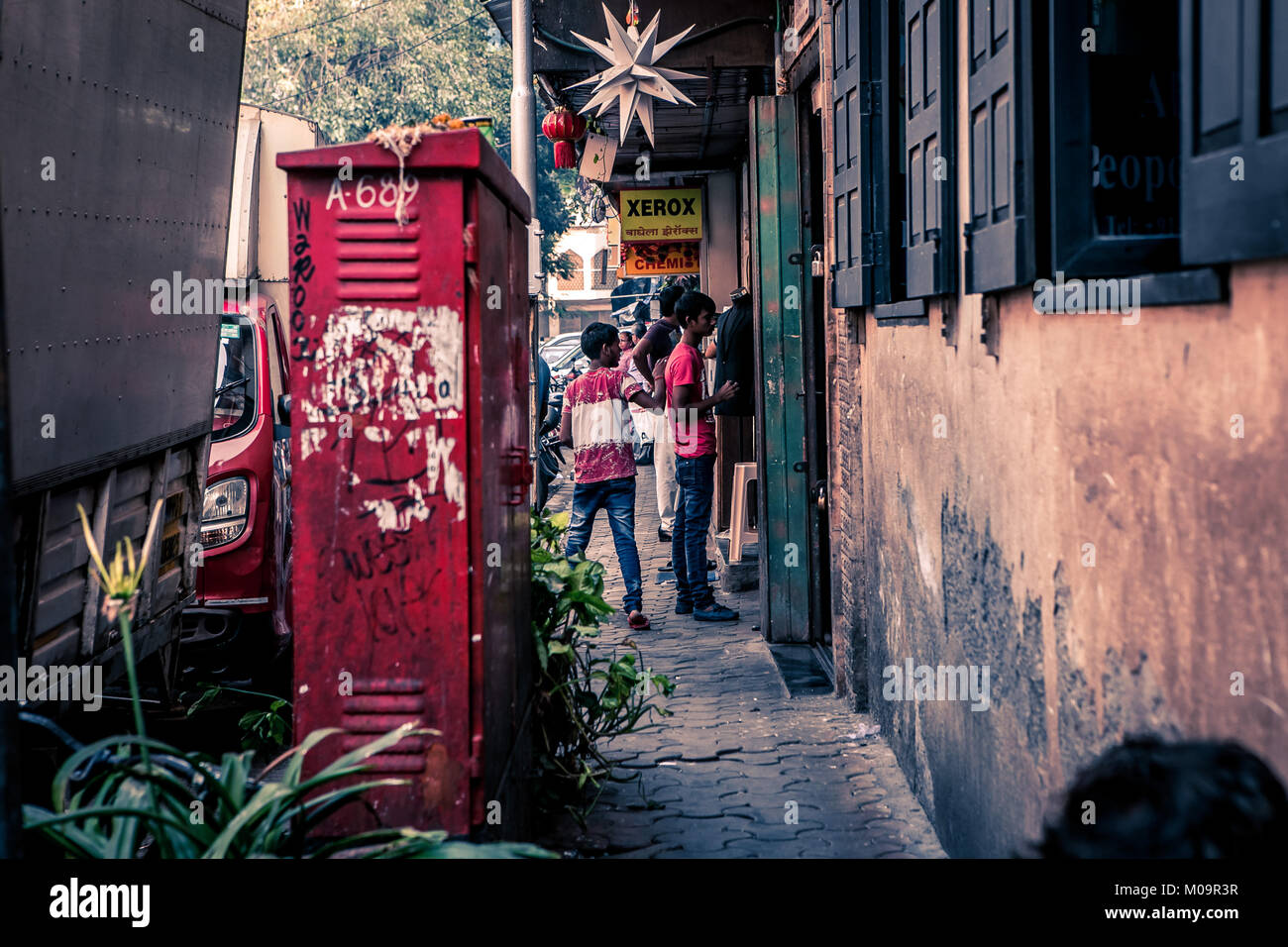Streets of India Stock Photo Alamy