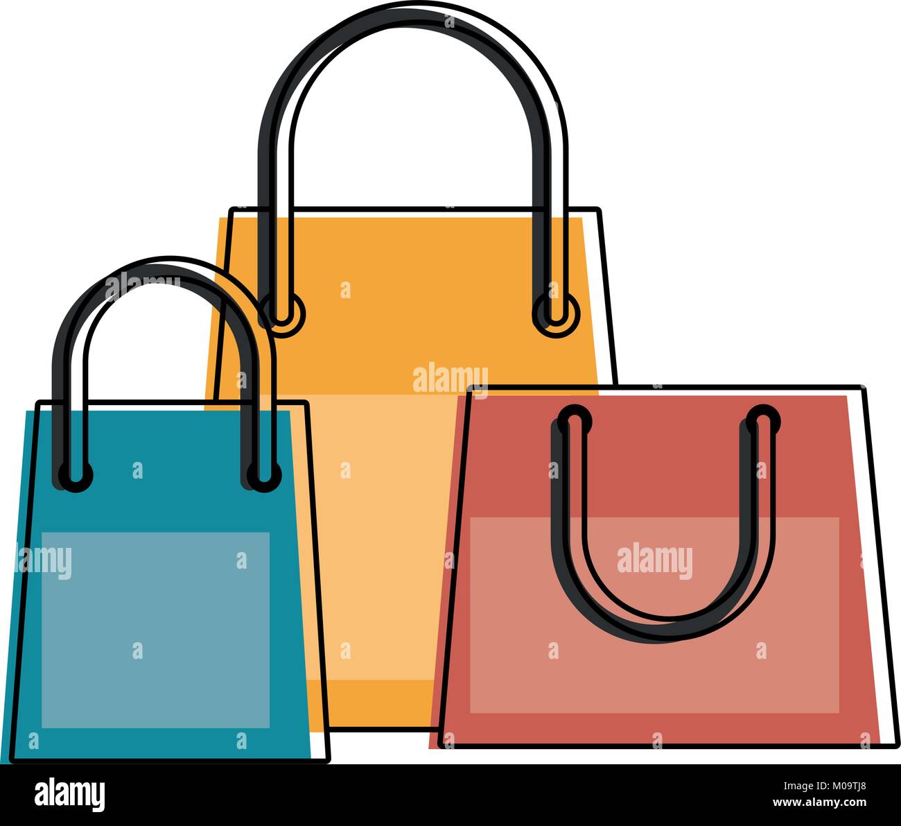 Shopping bag isolated Stock Vector Image & Art - Alamy
