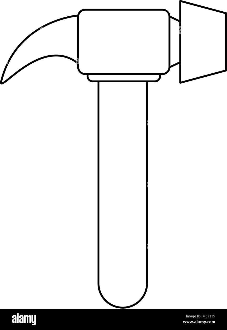 Hammer construction tool Stock Vector Image & Art Alamy