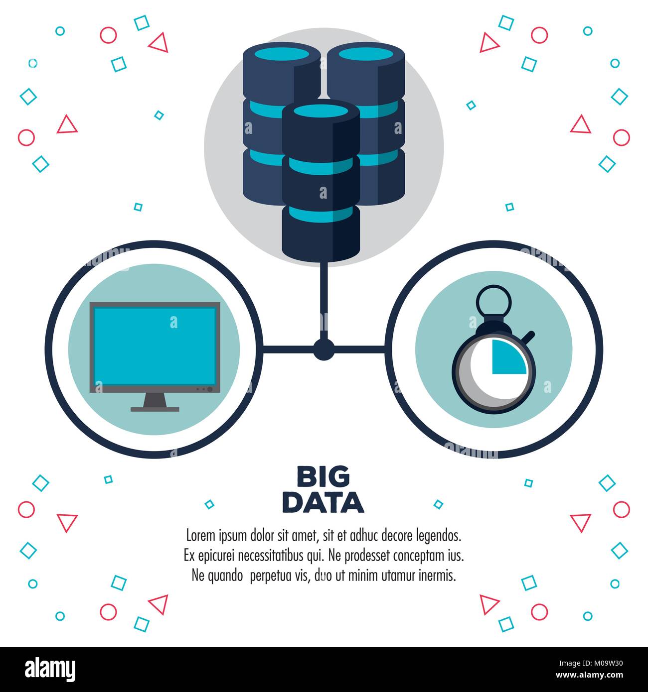 Big data technology infographic Stock Vector Image & Art - Alamy