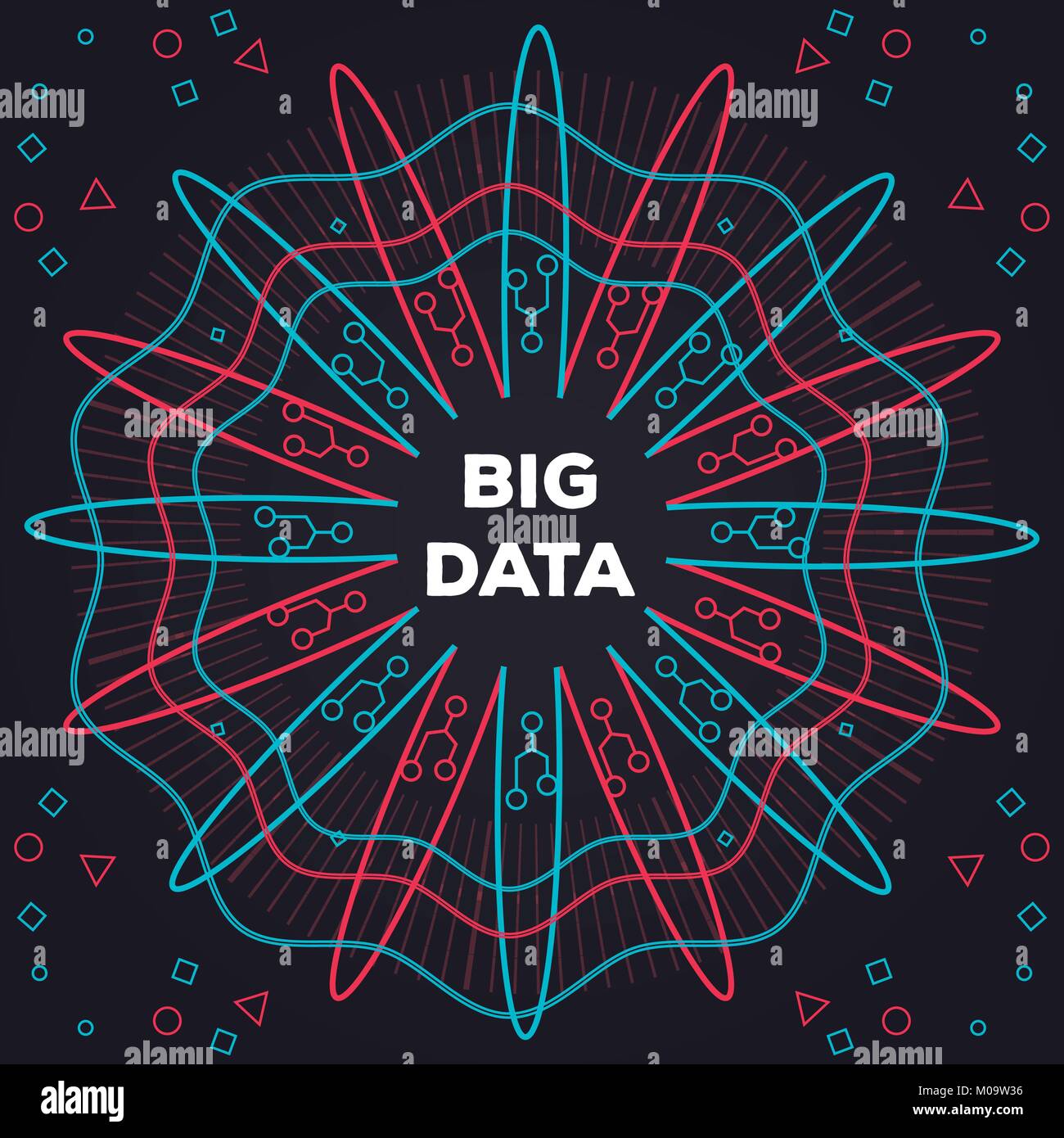 Big data technology Stock Vector Image & Art - Alamy
