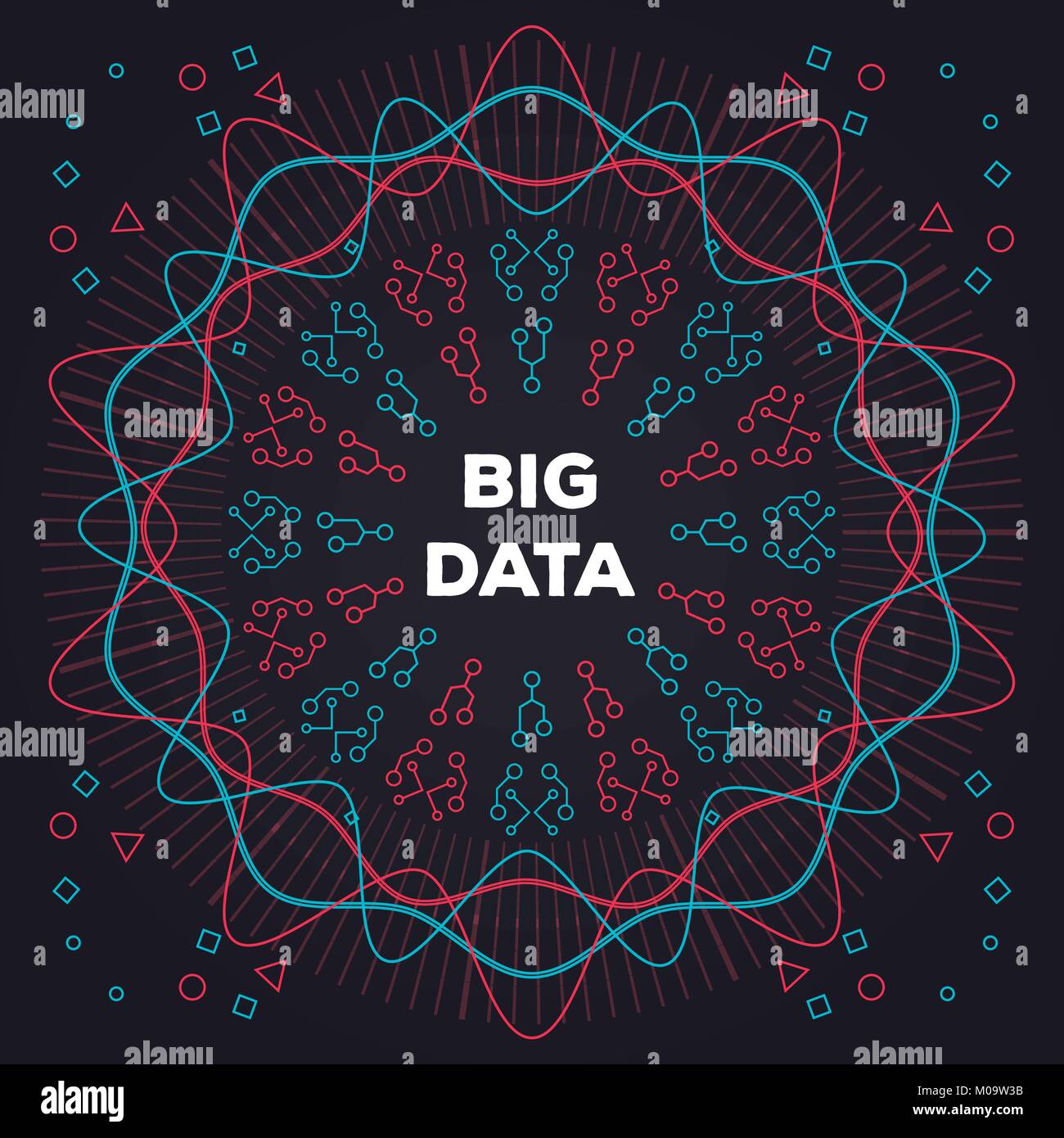 Big data technology Stock Vector Image & Art - Alamy