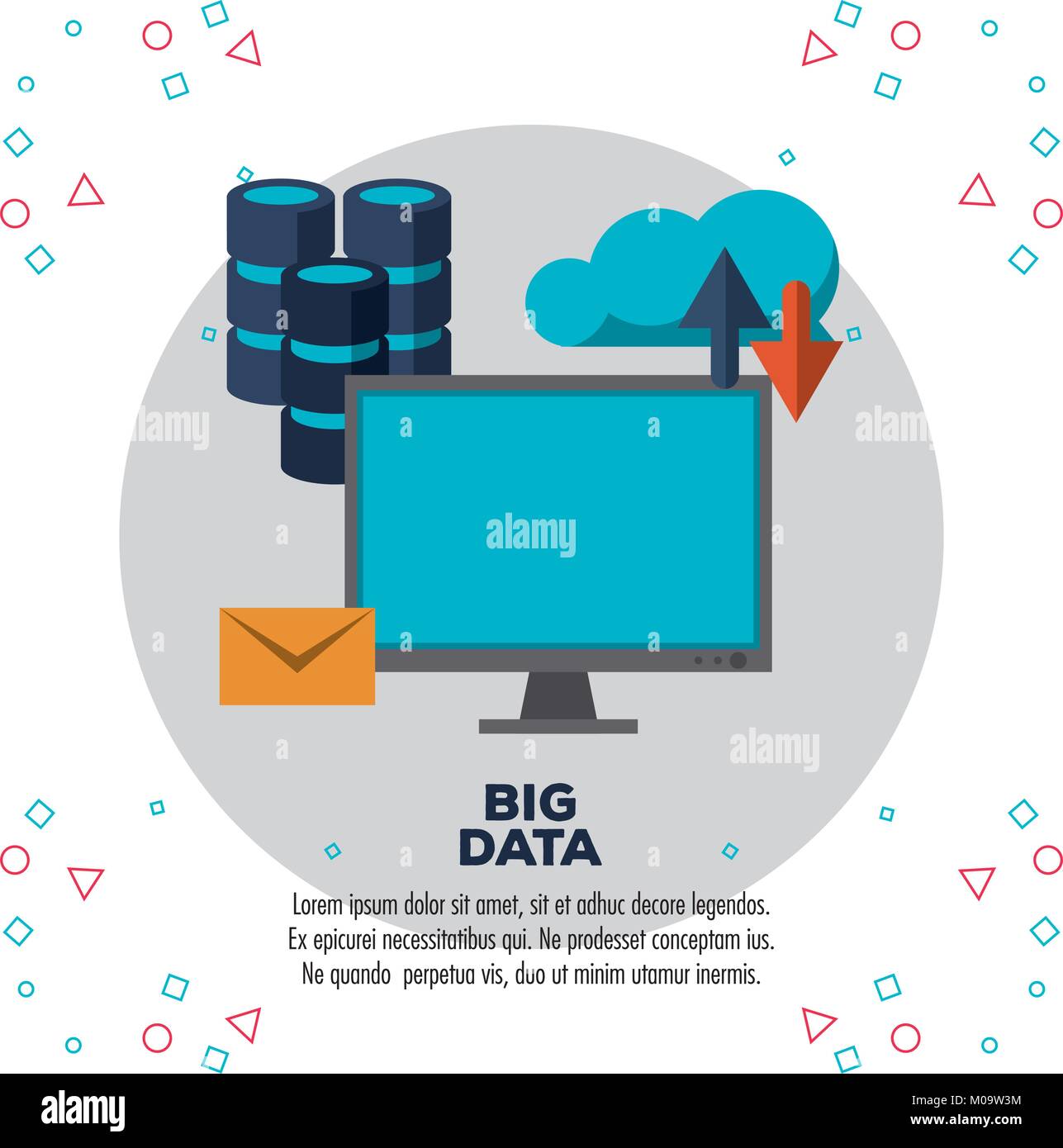 Big data technology infographic Stock Vector Image & Art - Alamy