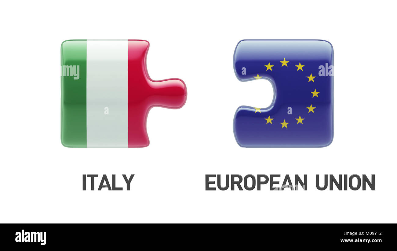 European Union Italy High Resolution Puzzle Concept Stock Photo - Alamy