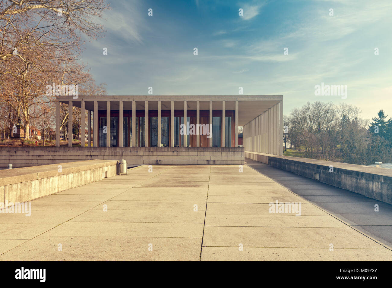The museum of literature in Marbach, Germany. Stock Photo