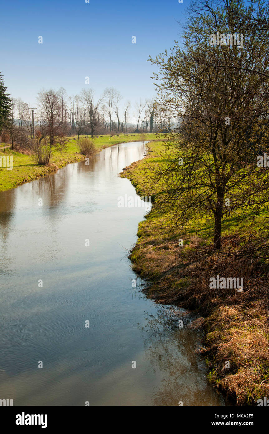 Idyll Spring Idyllic landscape hi-res stock photography and images - Alamy