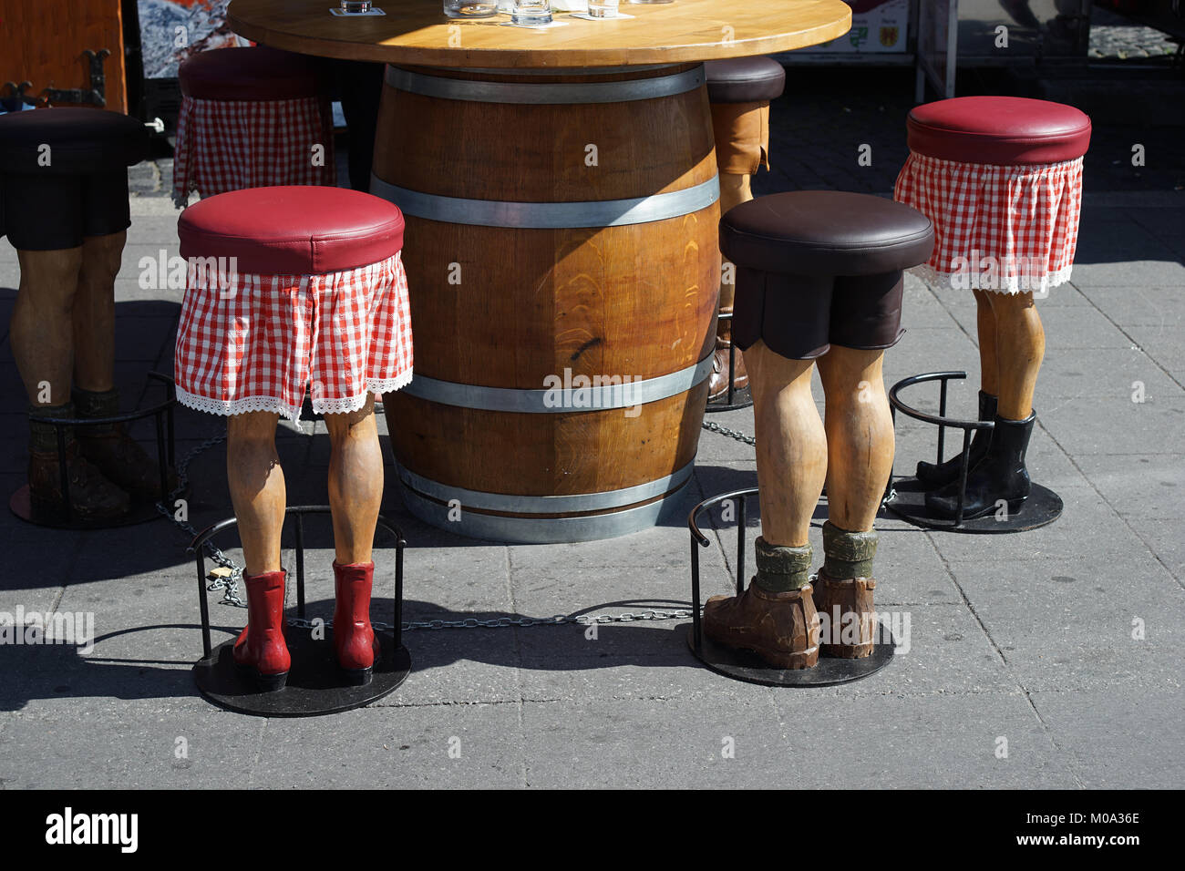 Funny bar stools in shape hi-res stock photography and images - Alamy