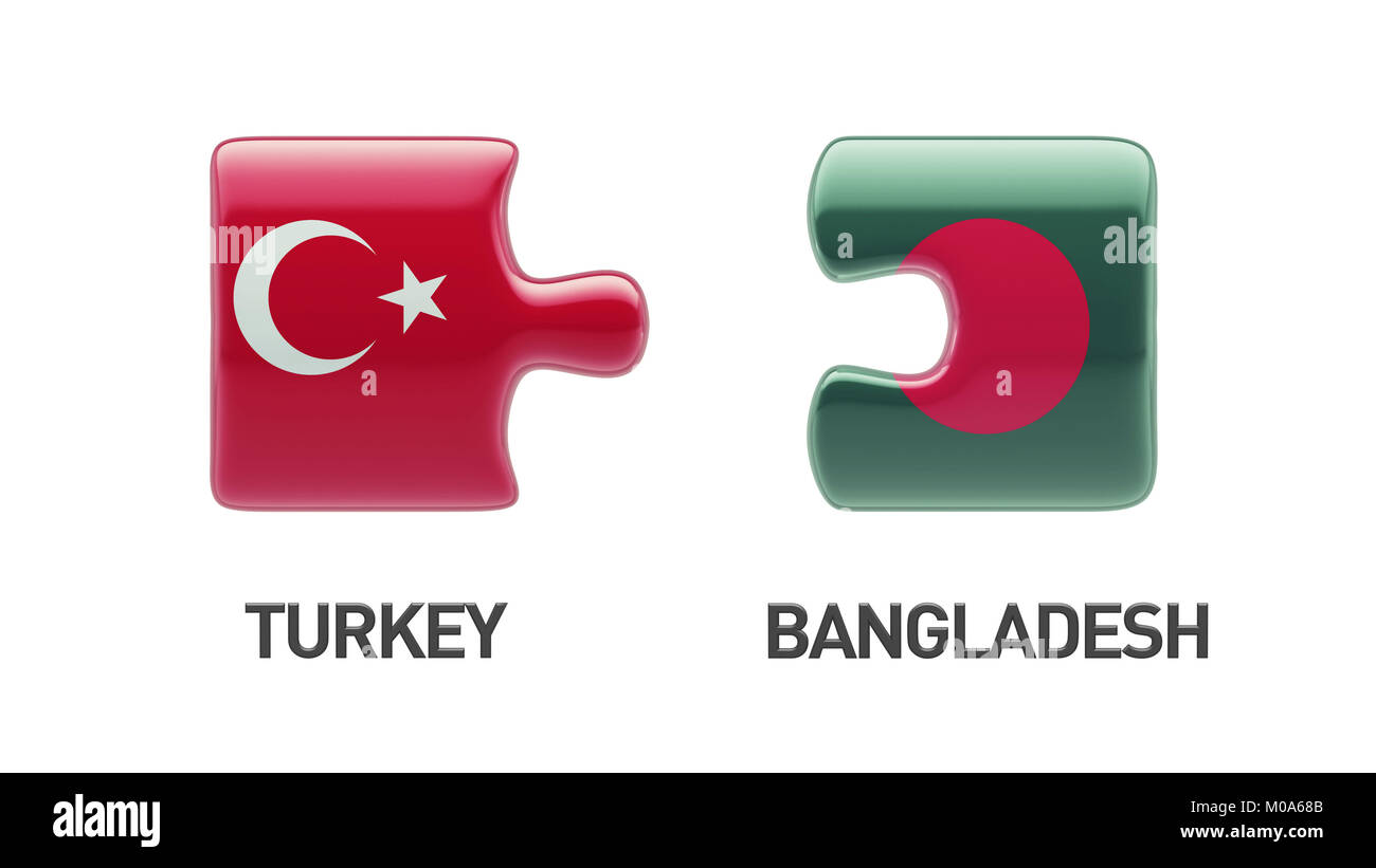 Turkey Bangladesh High Resolution Puzzle Concept Stock Photo Alamy