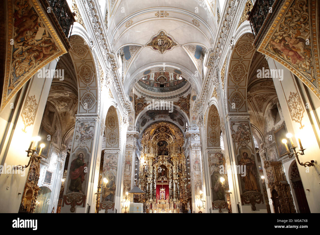 St Madeleine church in seville, southern spain Stock Photo Alamy