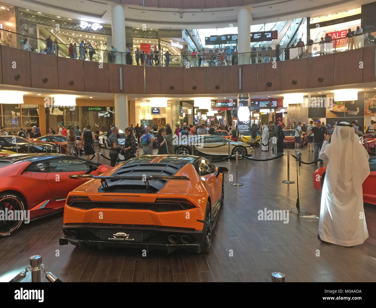 DUBAI Shopping mall in the Burj Khalifa complex. Photo: Tony Gale Stock Photo