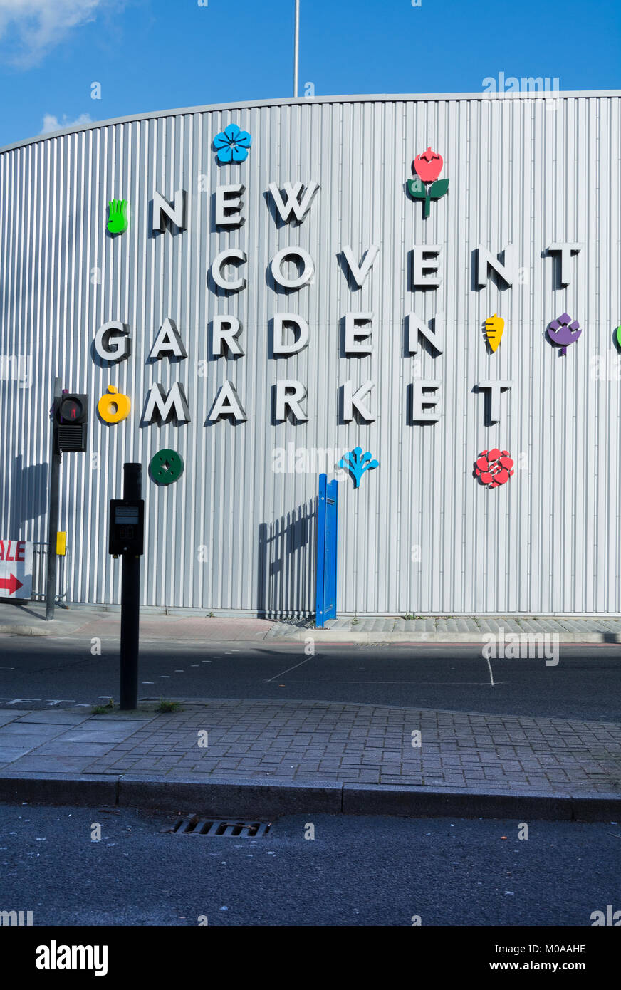 New Covent Garden Flower Market, Nine Elms, Battersea, London, UK Stock