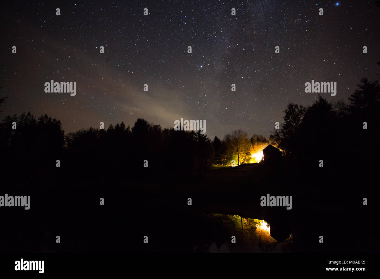 Night under stars hi-res stock photography and images - Alamy