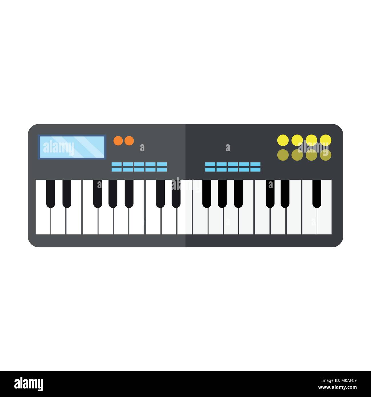 animated piano keyboard