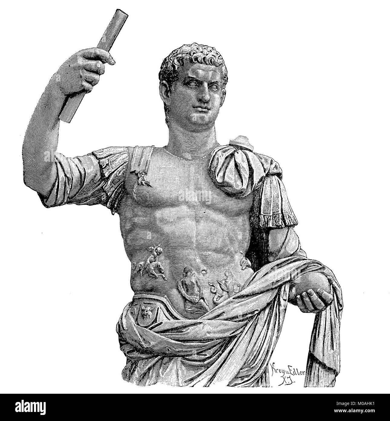 Domitian emperor Black and White Stock Photos & Images - Alamy