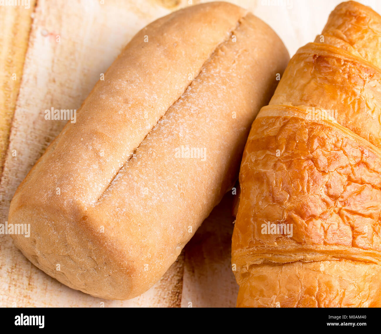 Bread Roll Meaning Fresh Rolls And Baguettes Stock Photo - Alamy