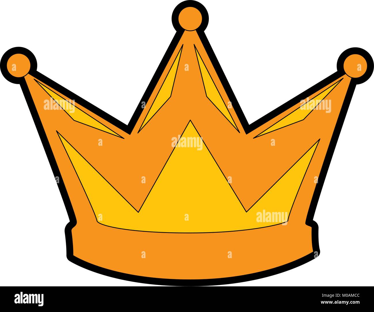 king crown isolated icon vector illustration design Stock Vector Image ...