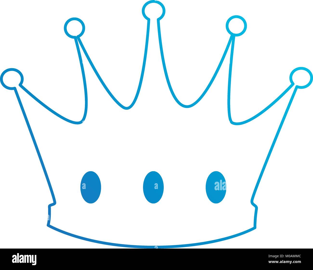 king crown isolated icon vector illustration design Stock Vector Image ...