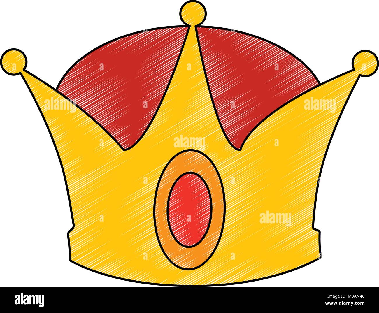 king crown isolated icon vector illustration design Stock Vector Image ...