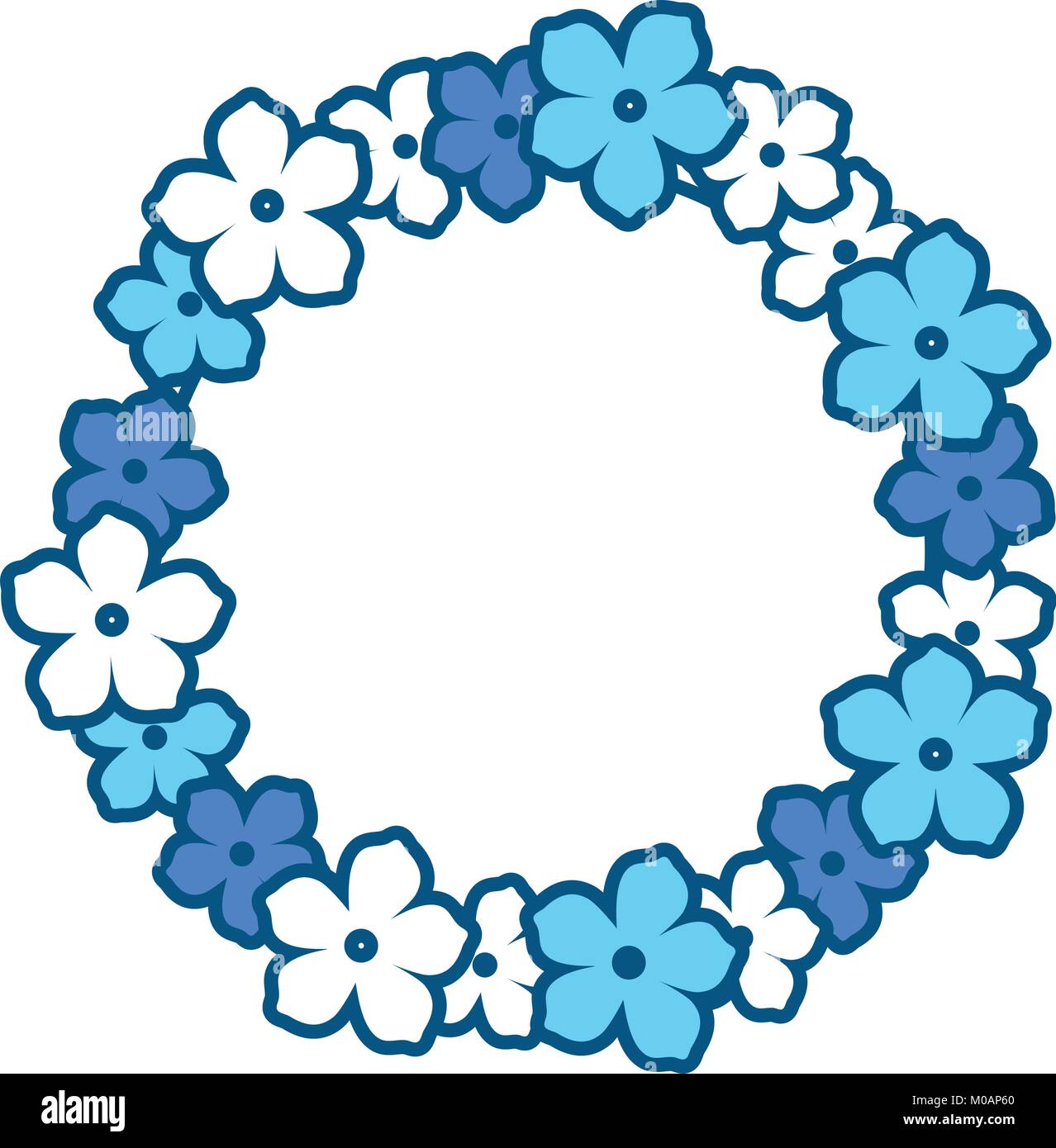 decorative frame with flowers Stock Vector Image & Art - Alamy