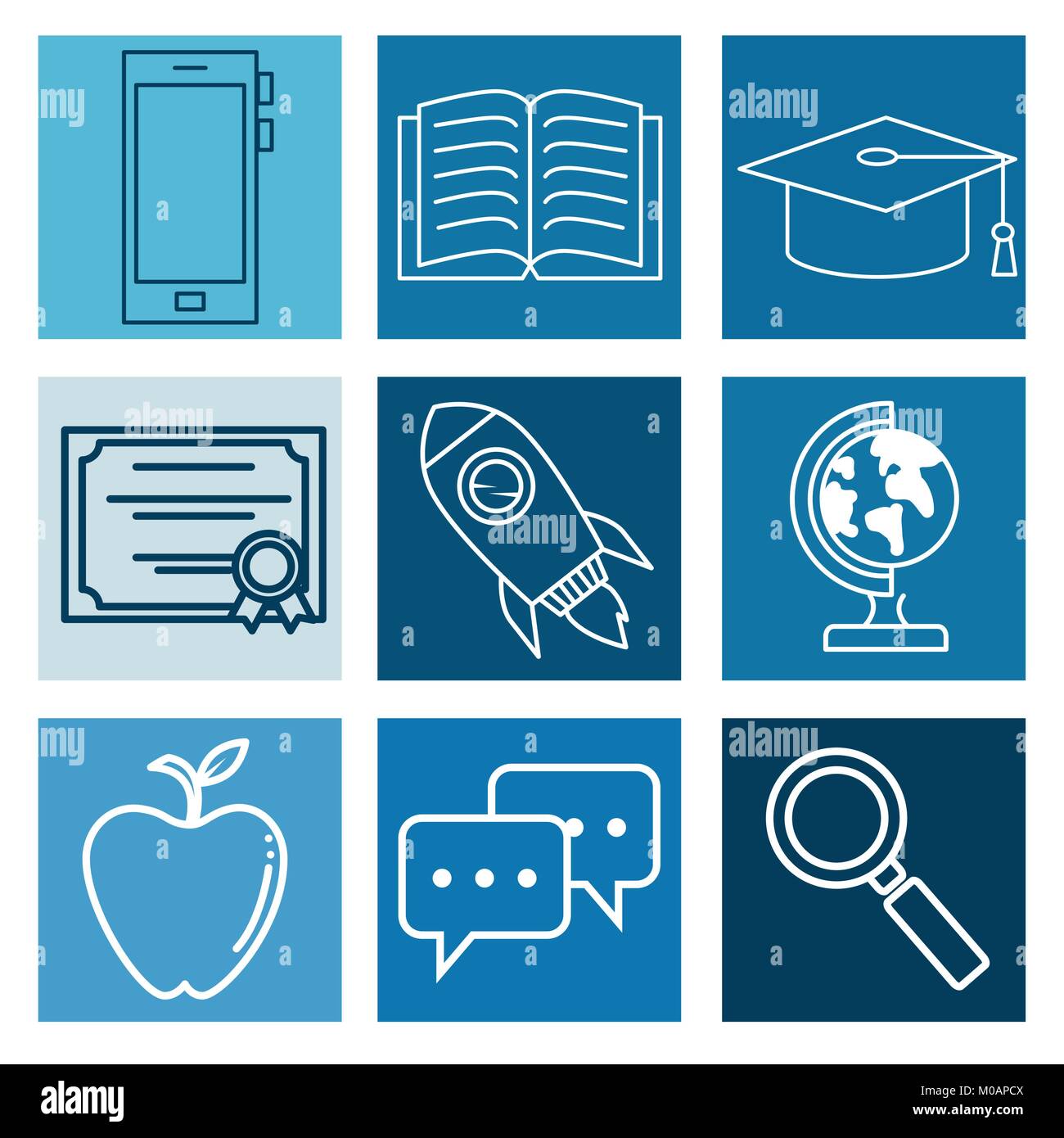 success business set icons Stock Vector Image & Art - Alamy