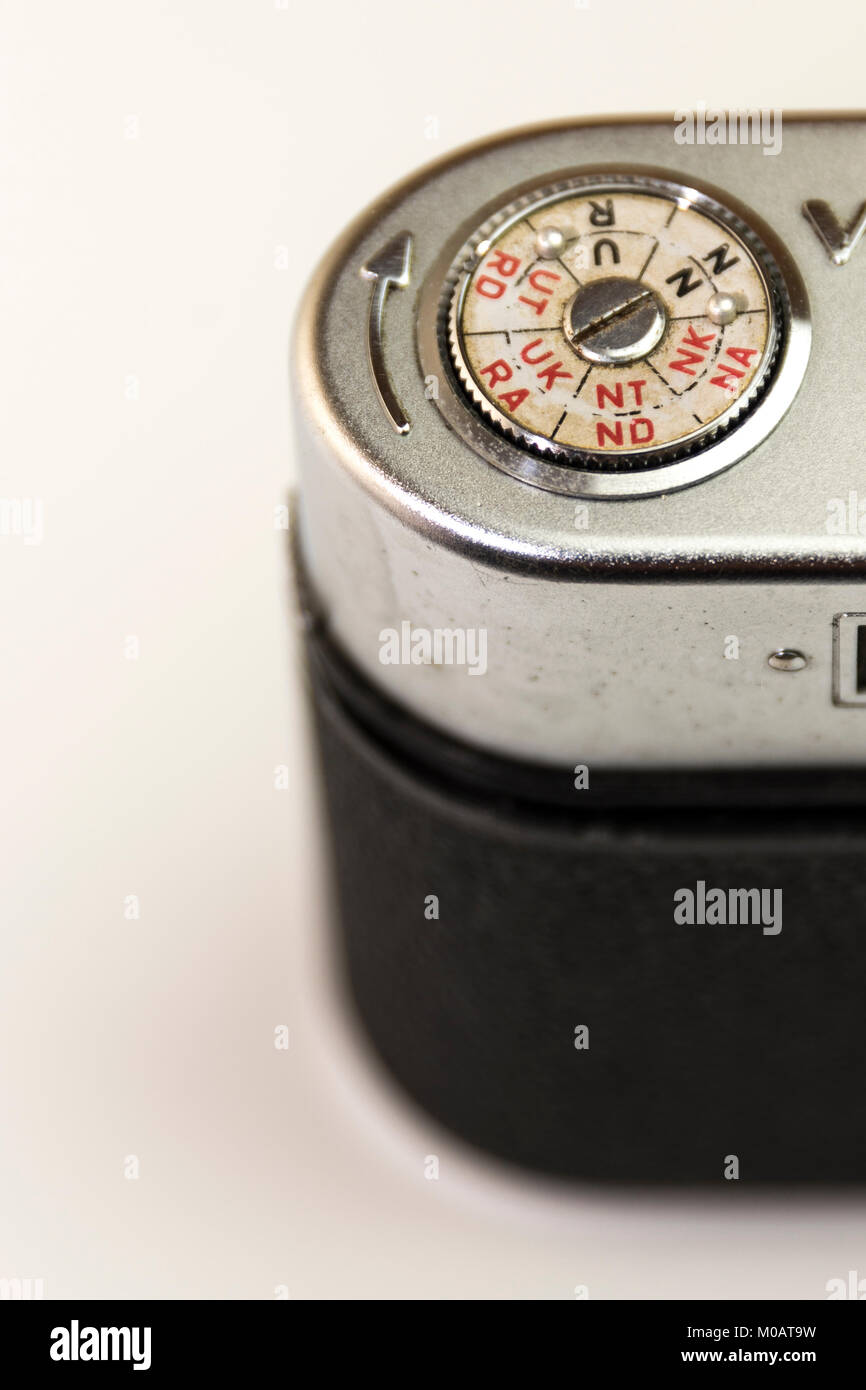 Vintage photo camera isolated on white background Stock Photo - Alamy