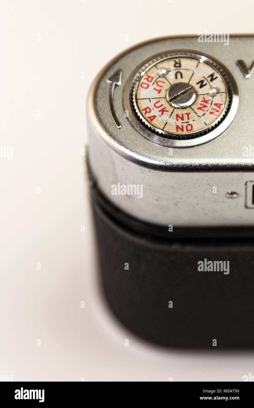 Vintage photo camera isolated on white background Stock Photo - Alamy