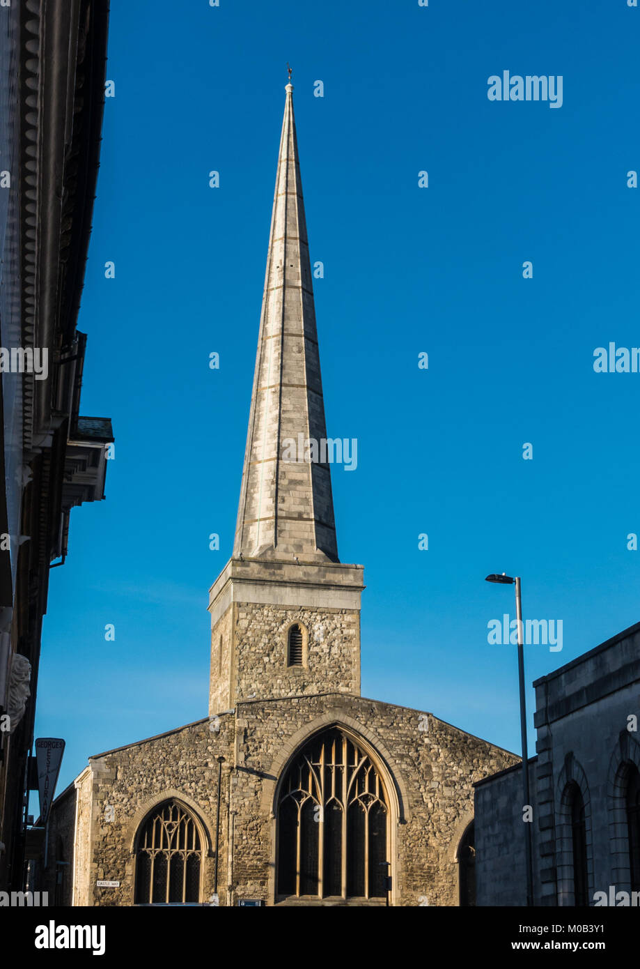 A shot of St Michaels Church in Southampton, UK. Stock Photo