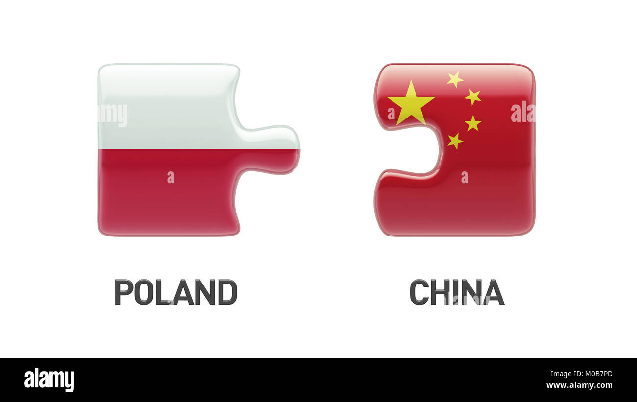 Poland China High Resolution Puzzle Concept Stock Photo Alamy