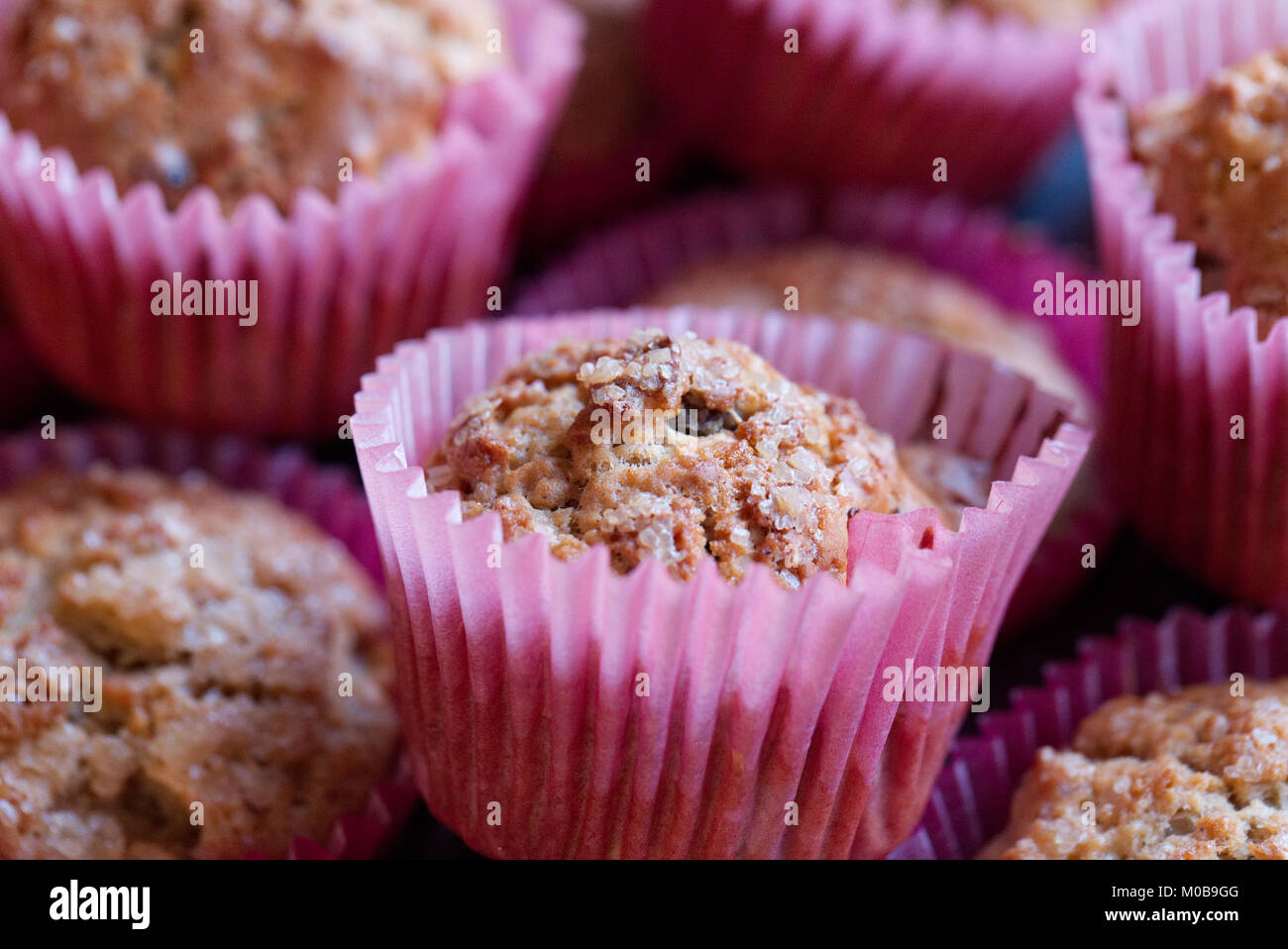 Homemade apple and sultana muffins Stock Photo - Alamy
