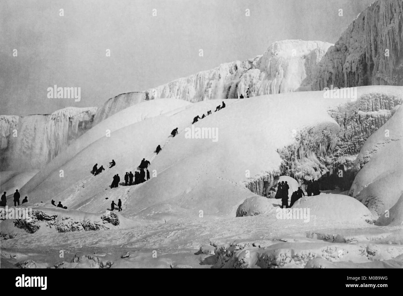 Frozen Niagara Falls Stock Photo