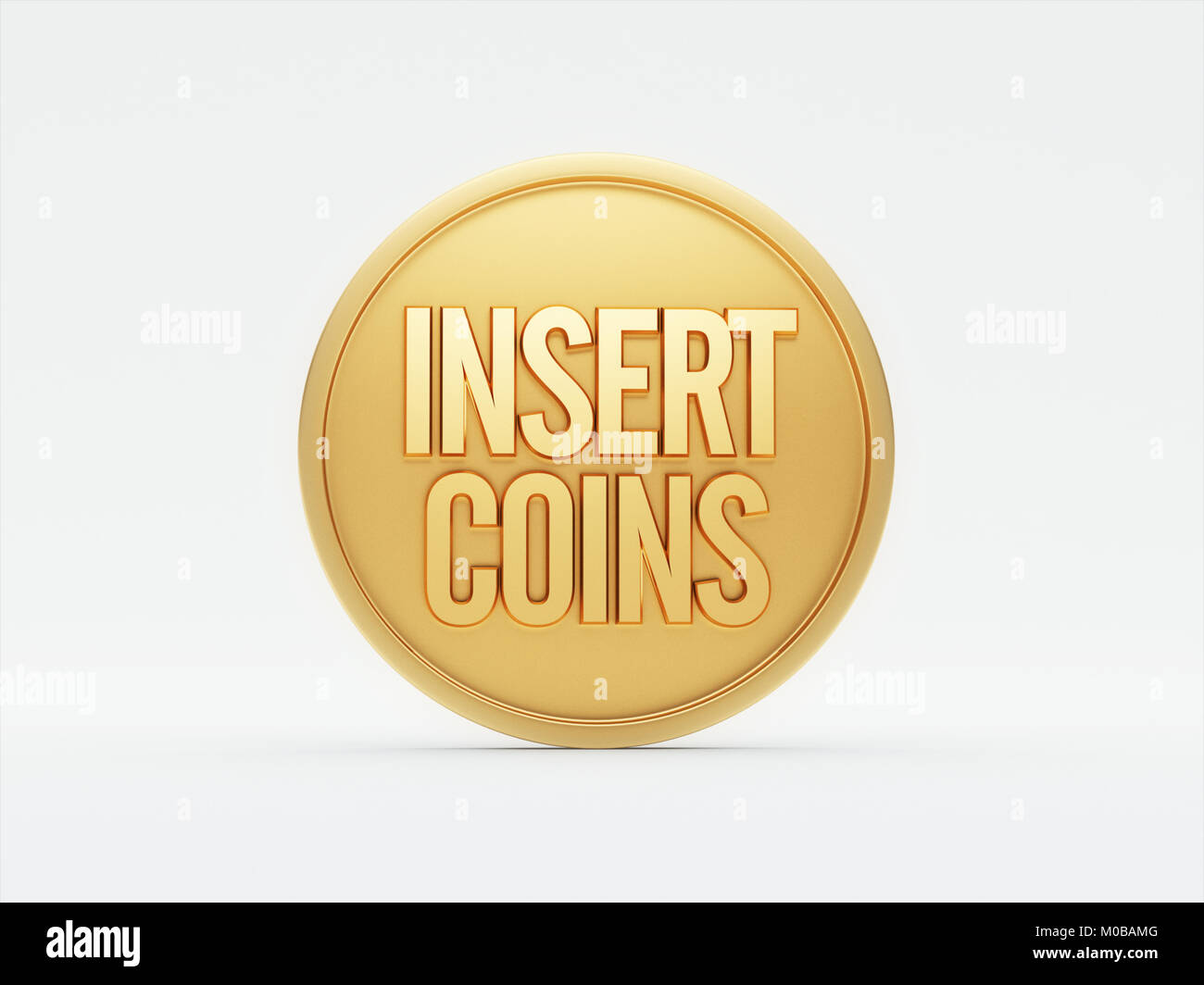 High Resolution Insert Coins Concept Stock Photo - Alamy