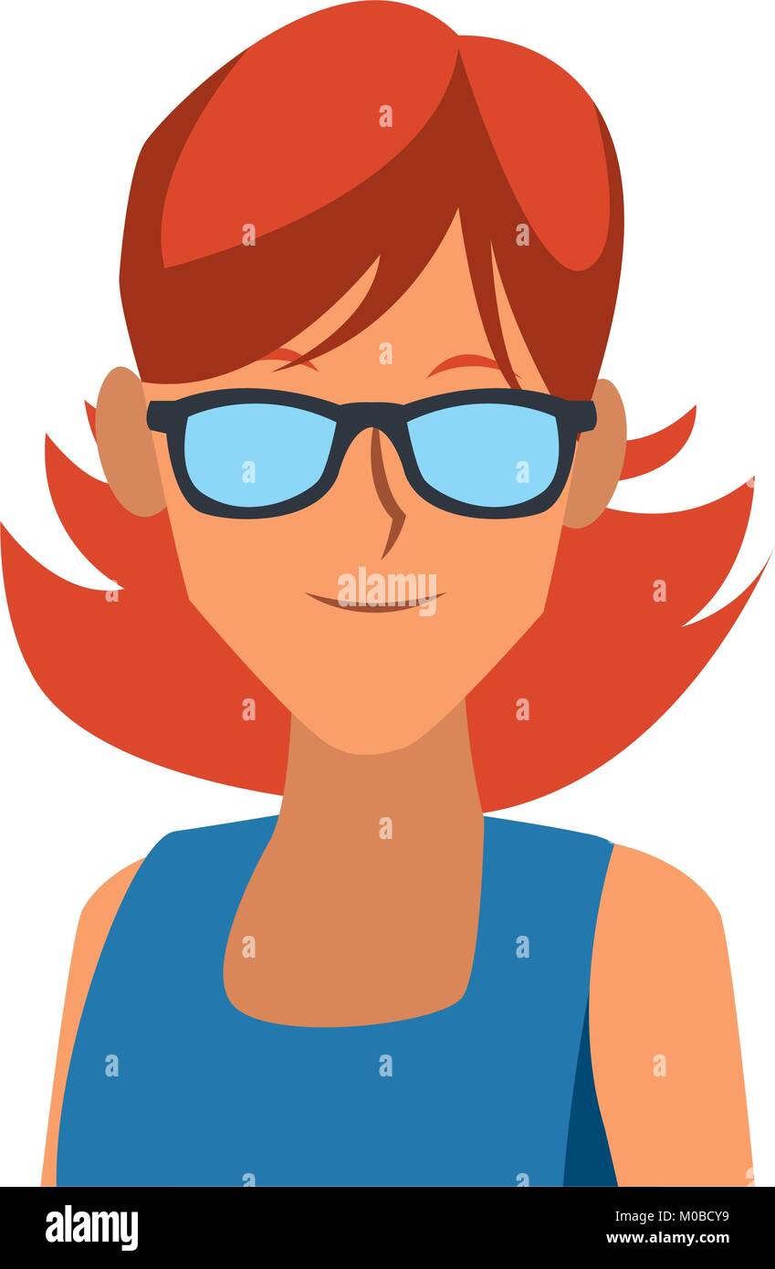 Young woman with sunglasses Stock Vector Image & Art - Alamy